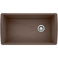 Blanco - 441771 - Diamond SILGRANIT 33" Super Single Undermount Kitchen Sink - Café