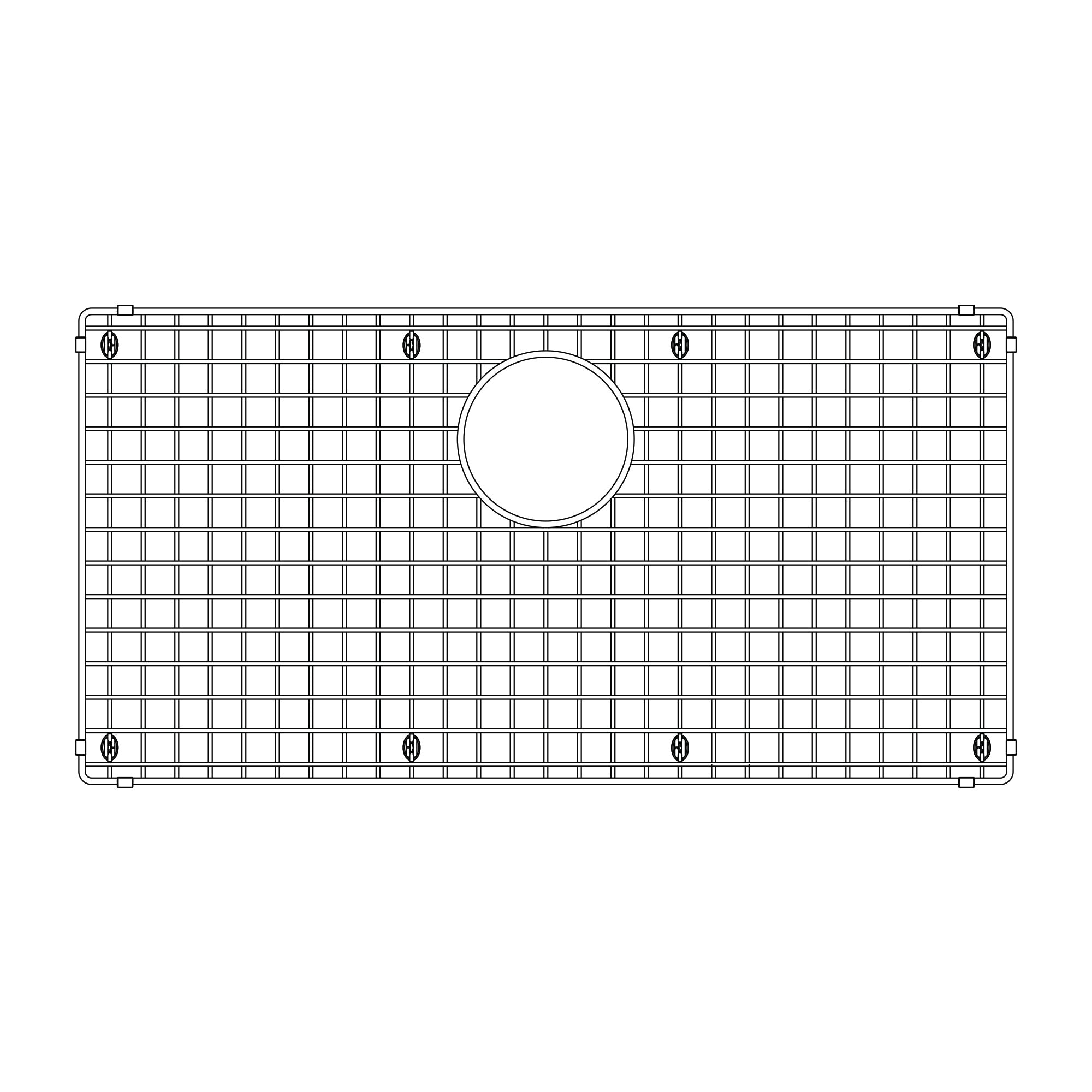 Blanco - 235968 - Stainless Steel Sink Grid for Quatrus 32" Single Bowl Sinks