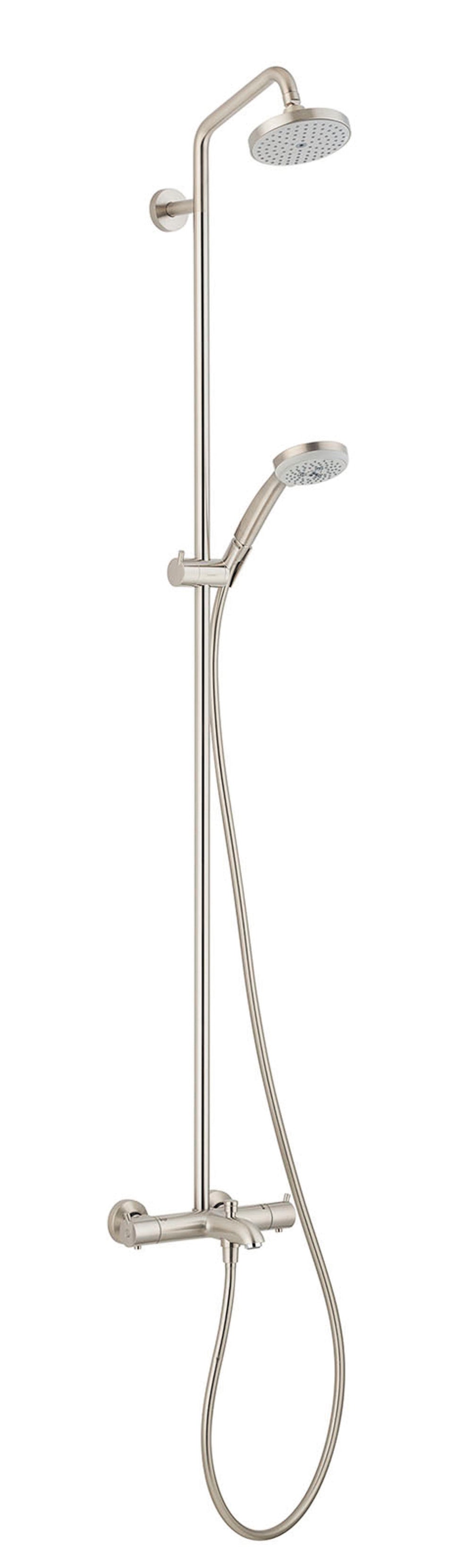 Showerpipe 150 1-Jet with Tub Filler, 2.0 GPM in Multiple Finishes