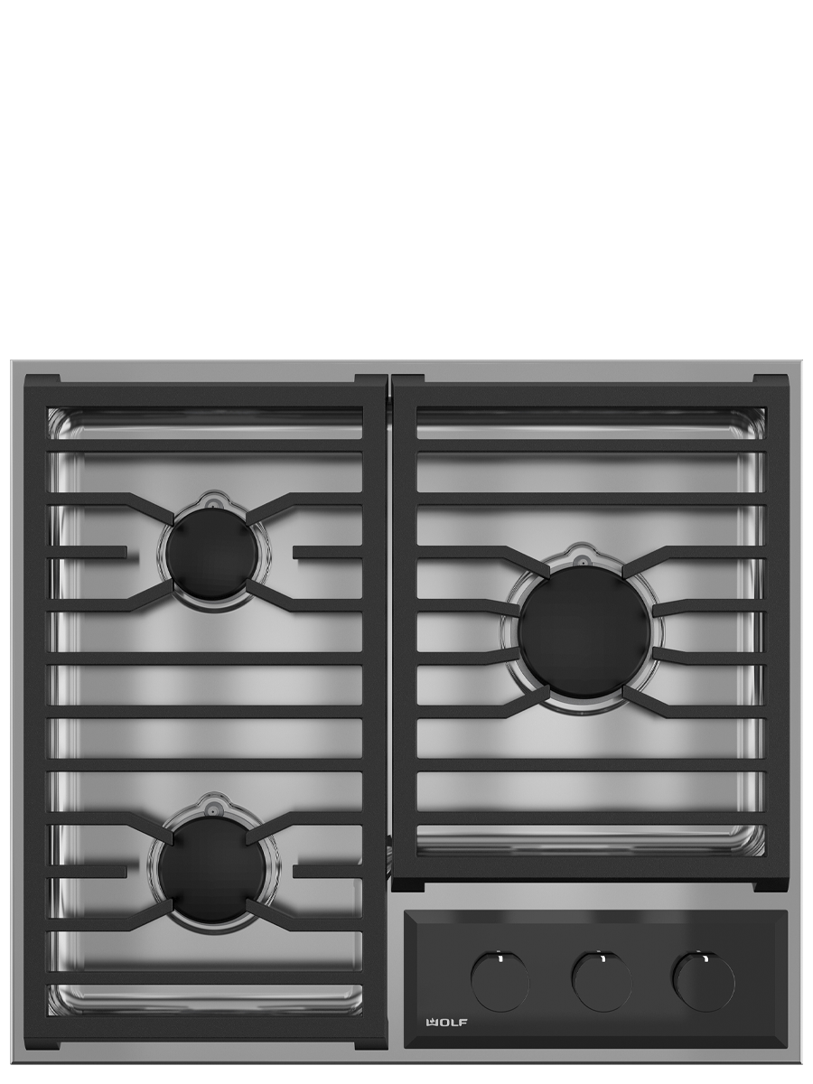 24" Transitional Framed Gas Cooktop