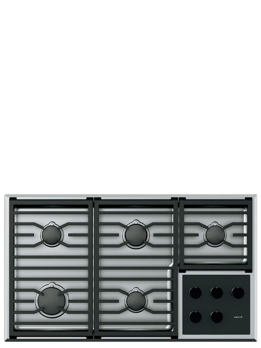 36" Transitional Gas Cooktop - 5 Burners