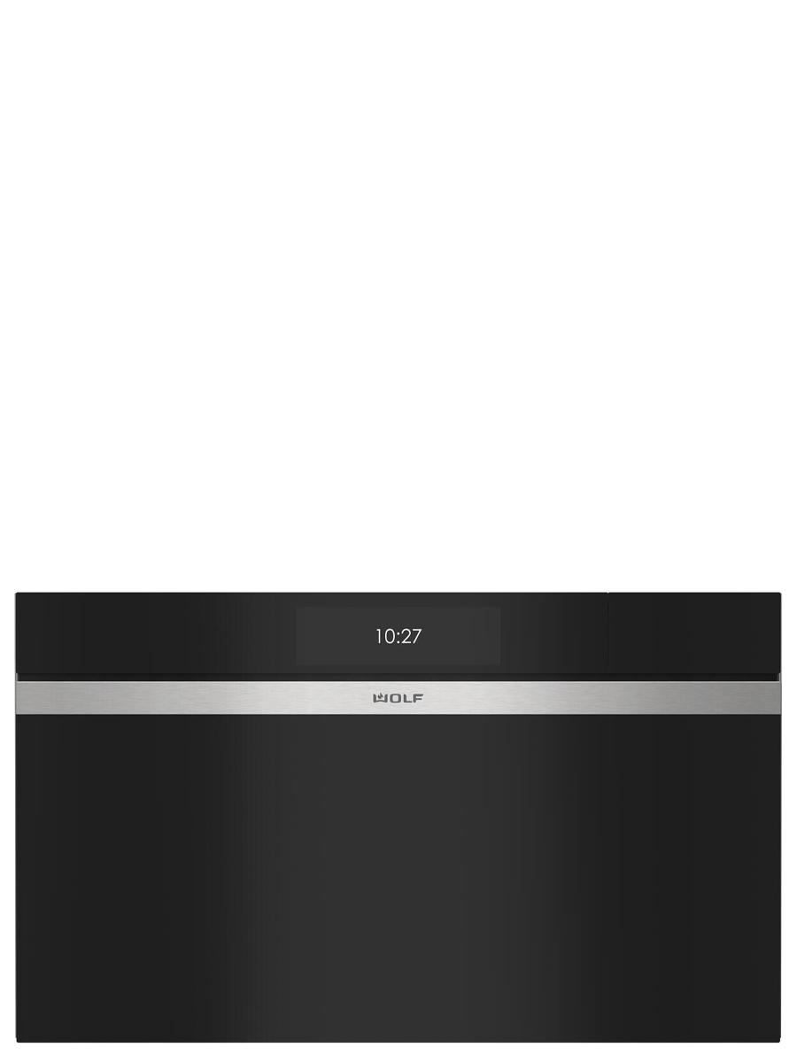 30" M Series Contemporary Handleless Convection Steam Oven - Plumbed