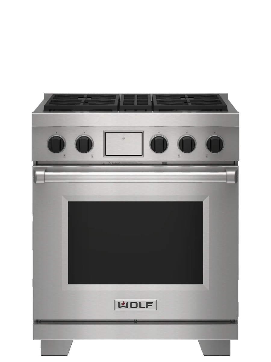 30" Dual Fuel Range - 4 Burners