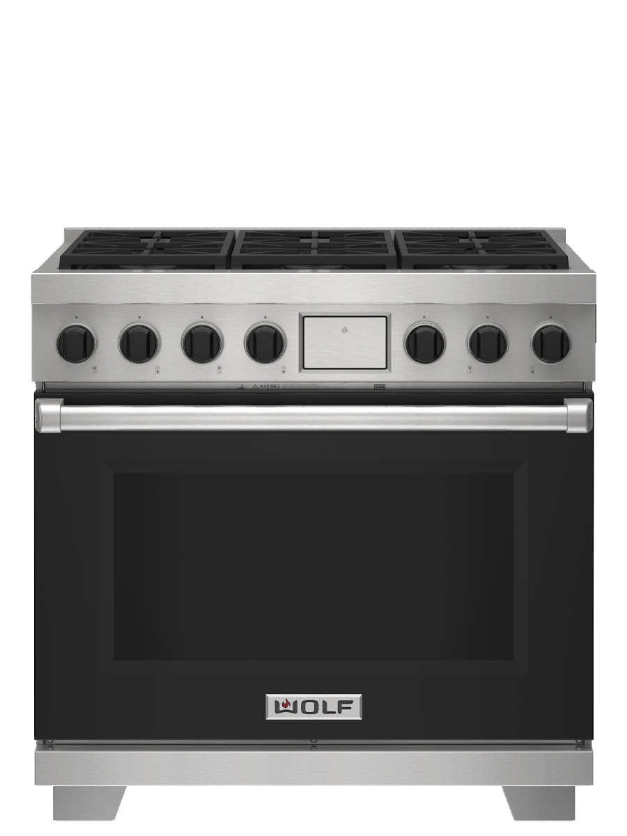 36" Dual Fuel Range - 6 Burners