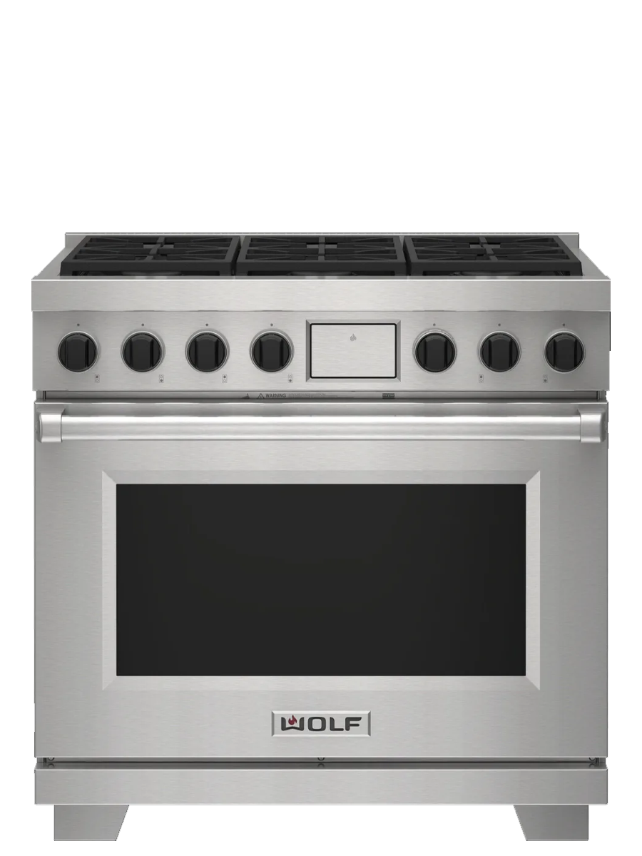 36" Dual Fuel Range - 6 Burners