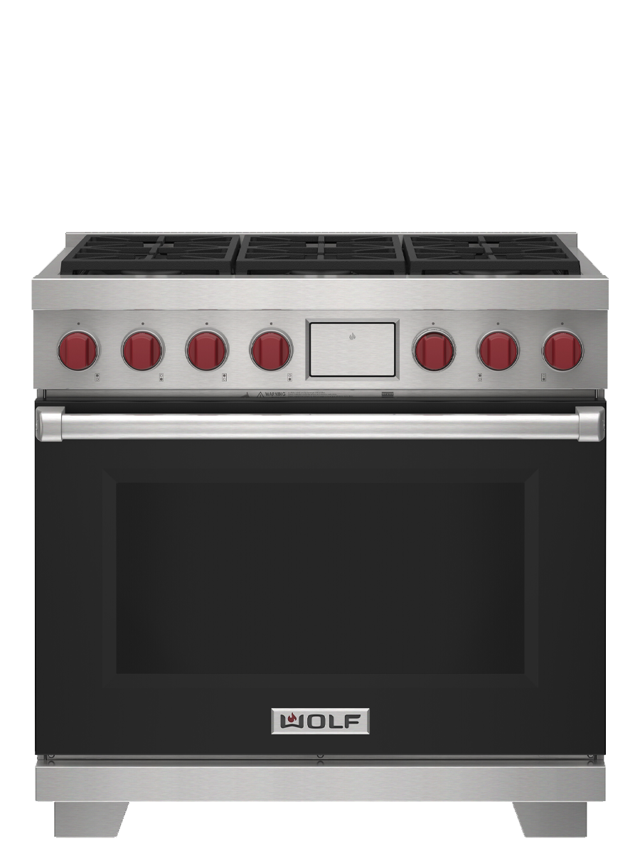 36" Dual Fuel Range - 6 Burners