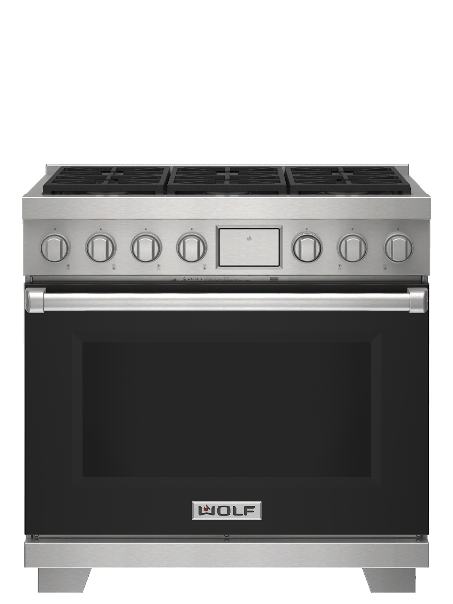 36" Dual Fuel Range - 6 Burners