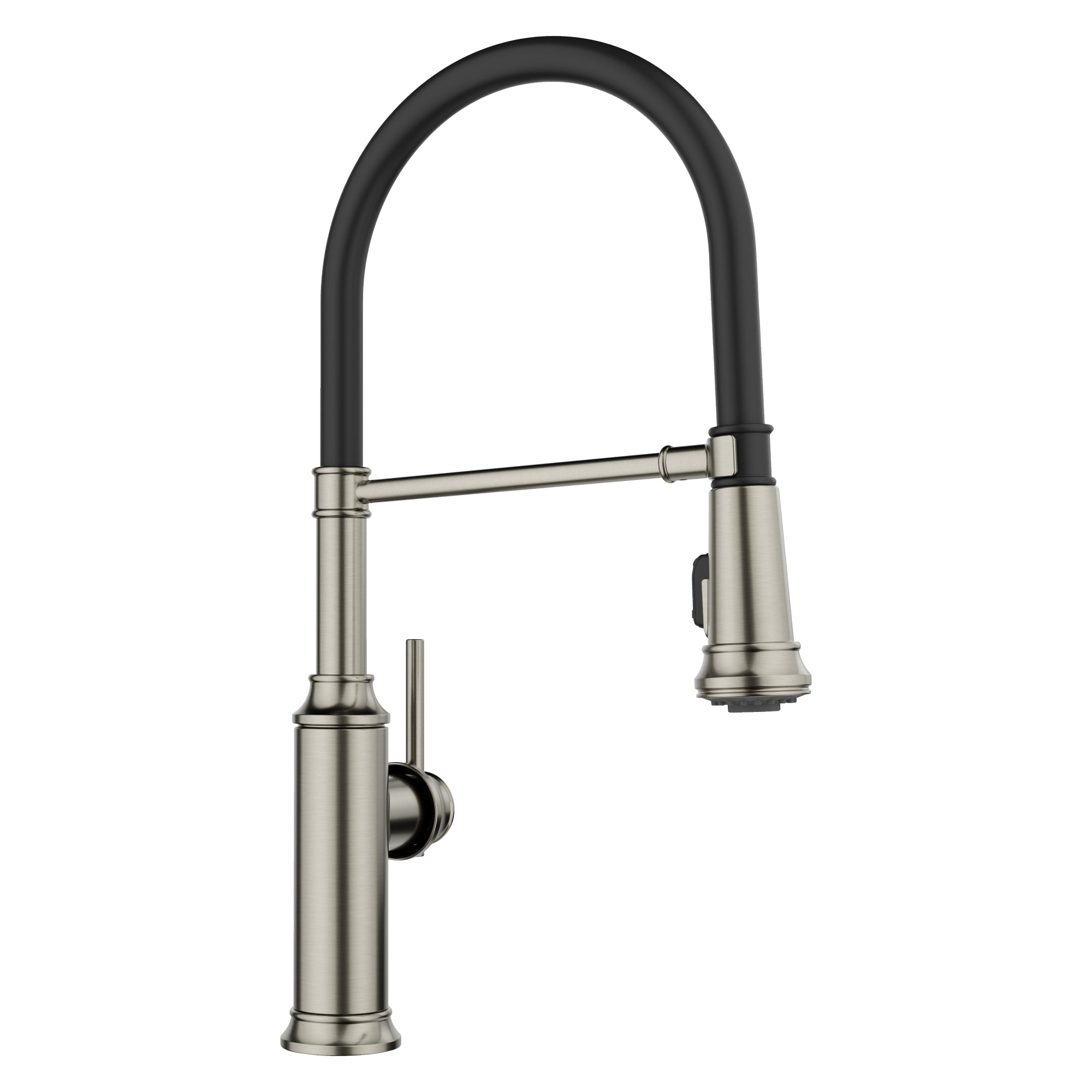 Blanco - 443246 - Empressa Semi-Pro Pull-Down Dual-Spray Kitchen Faucet - Satin Platinum