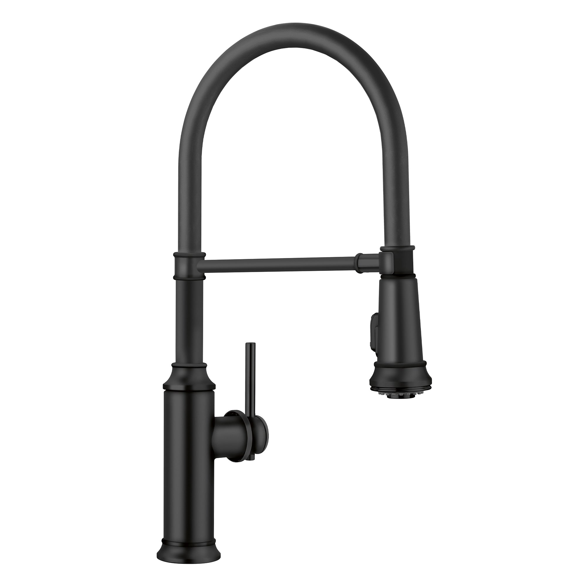 Blanco - 443022 - Empressa Semi-Pro Pull-Down Dual-Spray Kitchen Faucet - Matte Black