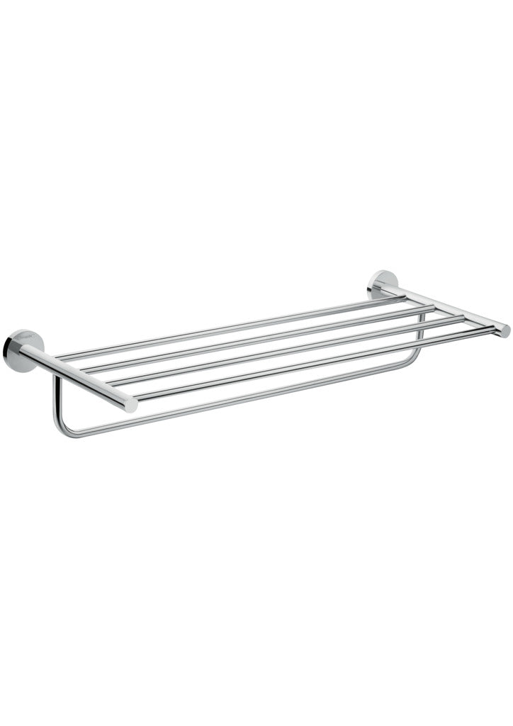 Towel Rack with Towel Bar in Chrome Finish