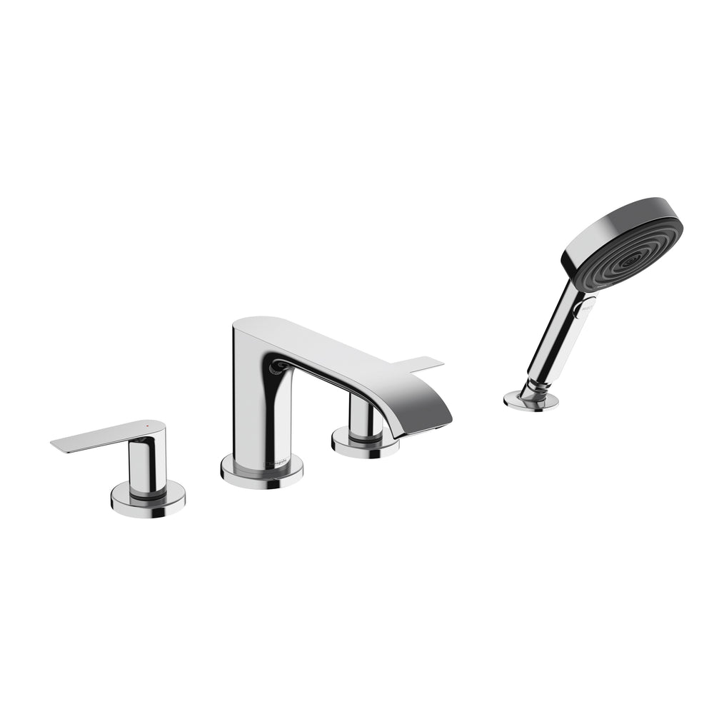 4-Hole Roman Tub Set Trim with 1.75 GPM Handshower in Multiple Finishes