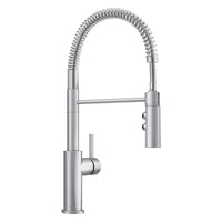 Blanco - 401918 - Catris Semi-Pro Pull-Down Dual-Spray Kitchen Faucet - PVD Steel