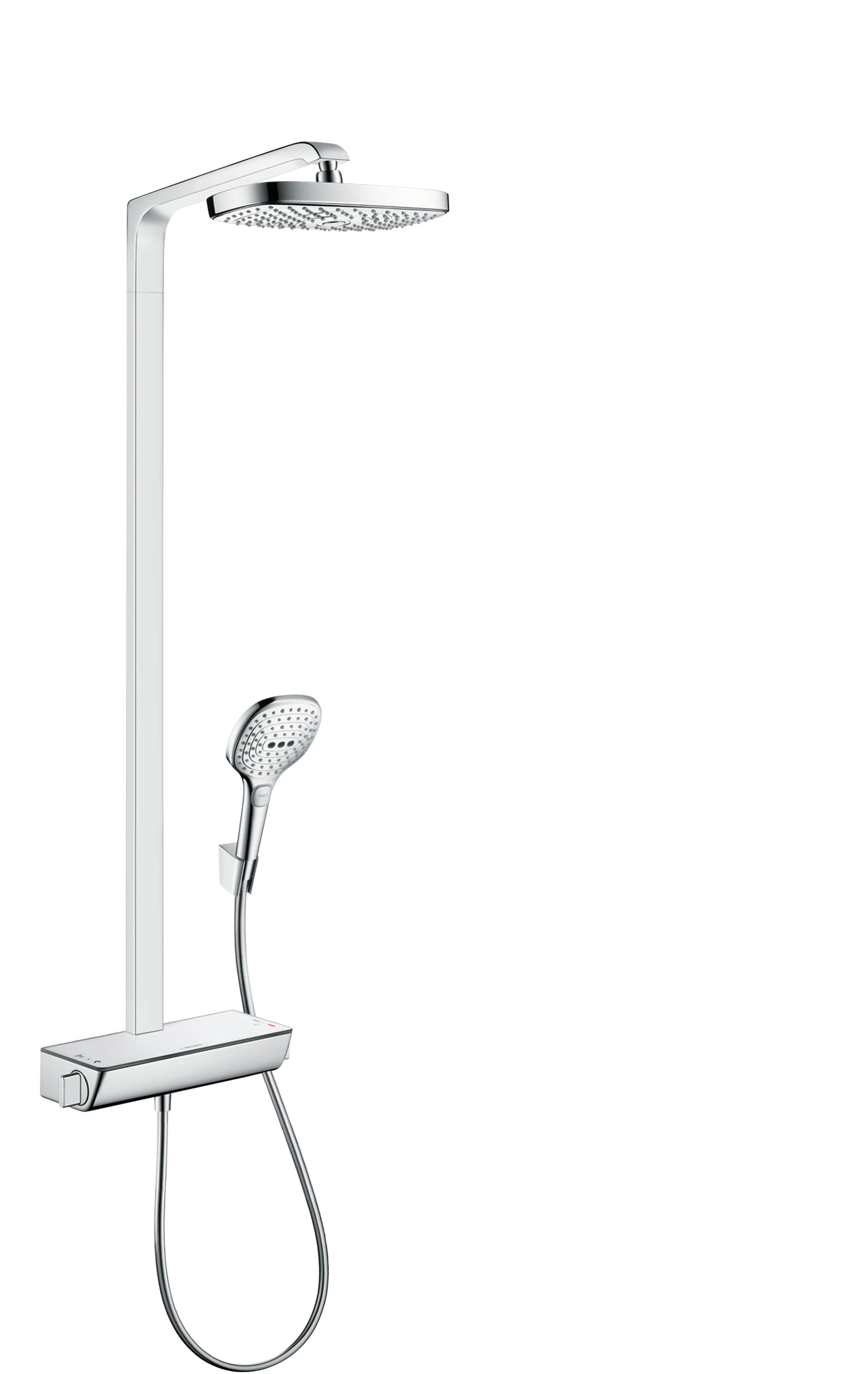 Showerpipe 300 2-Jet, 2.0 GPM in White / Chrome Finish