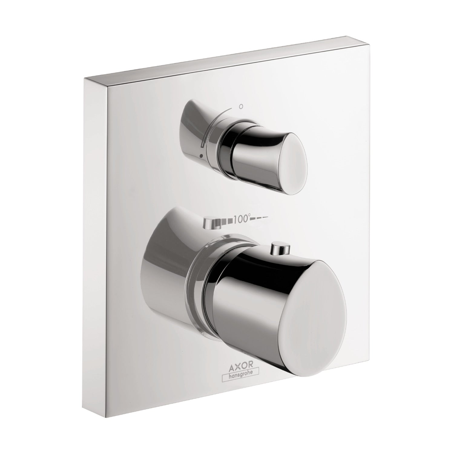 Thermostatic Trim with Volume Control in Chrome Finish