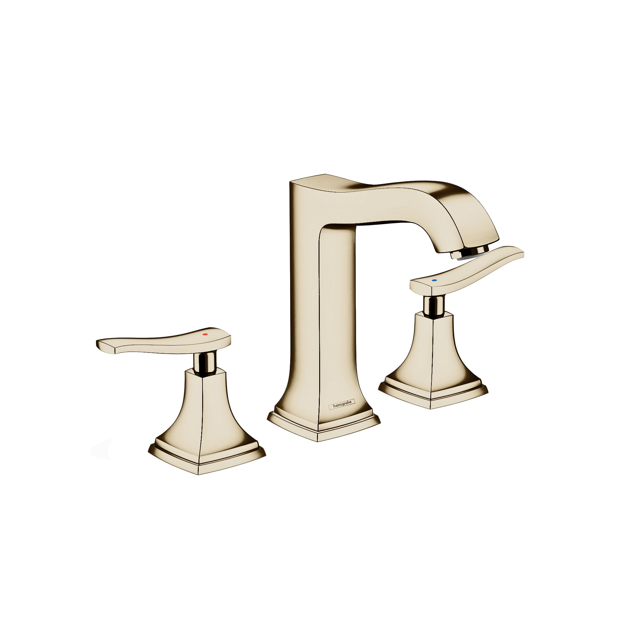 Widespread Faucet 160 with Lever Handles and Pop-Up Drain, 1.2 GPM in Multiple Finishes